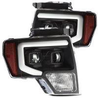 AlphaRex - AlphaRex 09-14 Ford F-150 PRO-Series Projector Headlights Plank Style Black w/Activ Light/Seq Signal - Image 2