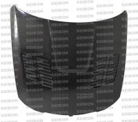 Seibon GTR-style carbon fiber hood for 2005-2008 BMW E90 4DR