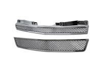 Armordillo 2007-2014 Chevy Avalanche Mesh Grille Chrome