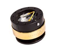 NRG Innovations - NRG Innovations Quick Release Gen 2.0 - Black Body / Chrome Gold Ring - Image 1