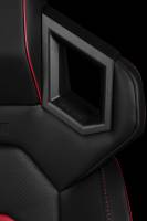 BRAUM RACING SEATS & MORE - BRAUM Racing Alpha X Series Sport Seats - Black & Red - Pair - Image 5