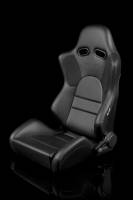 BRAUM RACING SEATS & MORE - BRAUM Racing Advan Series Sport Seats - Black Leatherette (Black Stitching) - Pair - Image 2