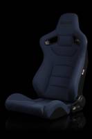 BRAUM RACING SEATS & MORE - BRAUM Racing Elite Series Sport Seats - Blue Cloth (Black Stitching) - Pair - Image 2