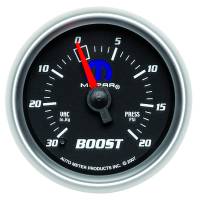 AutoMeter Mopar 52.4mm 30 Hg/20 PSI Vacuum/Boost Gauge