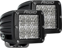 Rigid Industries - RIGID D-Series PRO LED Light, Flood Diffused, Surface Mount, Black Housing, Pair - Image 2