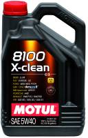 Motul - Motul 8100 X-CLEAN 5W40 - 5L - Synthetic Engine Oil - Case of 4 - Image 1