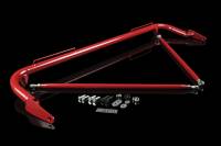 BRAUM Racing 48-51" Universal Racing Harness Bar Kit - Red Gloss - Each