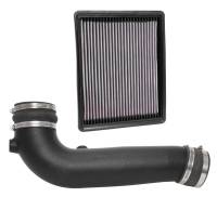 Airaid 17-18 GMC Sierra 1500/Yukon Denali 6.2L V8 F/I Airaid Jr Intake Kit - Oiled / Red Media - Image 2