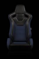 BRAUM RACING SEATS & MORE - BRAUM Racing Elite-S Series Sport Seats - Black & Blue - Pair - Image 1