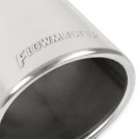 Flowmaster - Flowmaster Exhaust Tip - 4.00 In. Rolled Angle Polished Ss Fits 3.50 In. Tubing (Weld On) - Image 7