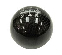 NRG Innovations Universal Ball Style Shift Knob (No Logo) - Heavy Weight - Black Carbon Fiber