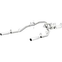 MagnaFlow Exhaust Products - MagnaFlow 09-13 Dodge Ram 1500 V6 3.6L Dual Spilt Rear Exit Polished Stainless C/B Perf Exhaust - Image 1