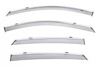 WellVisors Side Window Deflectors Chevrolet Impala Sedan 2014+ w/ Chrome Trim