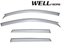 WellVisors Side Window Deflectors Mazda 3 Hatchback 04-09 Premium Series