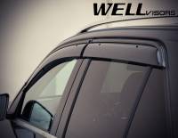 WellVisors - WellVisors Side Window Deflectors Mercedes Benz W166 ML350 ML550 GLE350 GLE400 12-17 With Black Trim - Image 3