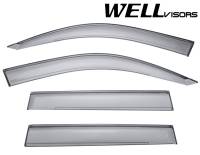 WellVisors - WellVisors Side Window Deflectors Lexus GX470 03-09 with Black Trim - Image 1