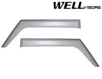 WellVisors - WellVisors Side Window Deflectors Jeep Wrangler 2 Door 07-17 Premium Series - Image 1