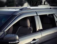 WellVisors - WellVisors Side Window Deflectors Ford Explorer 11-19 With Black Trim - Image 3