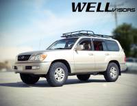 WellVisors - WellVisors Side Window Deflectors Lexus LX470 98-07 Premium Series - Image 2