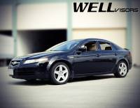 WellVisors - WellVisors Side Window Deflectors Acura TL 04-08 Premium Series - Image 2