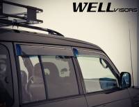 WellVisors - WellVisors Side Window Deflectors Mitsubishi Montero 92-00 Premium Series - Image 3