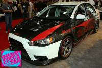 Seibon Carbon - Seibon TS-style carbon fiber hood for 2008-2012 Mitsubishi Lancer EVO X - Image 5