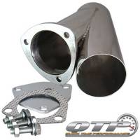 QTP 3.5in Weld-On QTEC Exhaust Cutout Y-Pipe