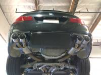 Megan Racing - Megan Racing Supremo Exhaust System: BMW F10 M5 2011+ Black Chrome Tips - Image 2