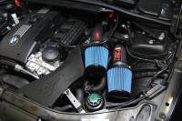 Injen - Injen 07-09 335i E92 / 08-09 135i E82 3.0L L6 Twin intake Wrinkle Black Short Ram Intake - Image 2