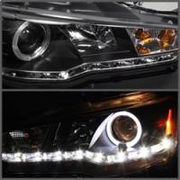 Spyder Auto - Spyder Mitsubishi Lancer/EVO-10 08-14 Projector Xenon/HID- LED Halo DRL Blk PRO-YD-ML08-HID-DRL-BK - Image 3