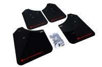 Rally Armor - Rally Armor 02-07 Subaru WRX/STI/RS/2.5i (wagons req mod) UR Black Mud Flap w/ Red Logo - Image 2