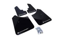 Rally Armor - Rally Armor 2003-2008 Subaru Forester UR Black Mud Flap w/ White Logo - Image 2