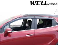 WellVisors - WellVisors Side Window Deflectors Buick Encore 13-20 With Black Trim - Image 5