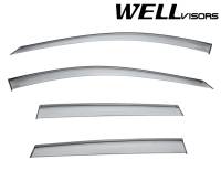 WellVisors Side Window Deflectors Buick Envision 16-20 With Black Trim