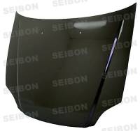 Seibon Carbon - Seibon OEM-style carbon fiber hood for 1999-2000 Honda Civic - Image 1