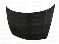 Seibon Carbon - Seibon OEM-style carbon fiber hood for 2006-2010 Honda Civic 4DR JDM / Acura CSX - Image 3