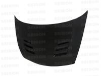 Seibon Carbon - Seibon TS-style carbon fiber hood for 2006-2010 Honda Civic 4DR JDM / Acura CSX - Image 2