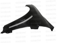 Seibon Carbon - Seibon Carbon fiber fenders for 2008-2012 Mitsubishi Lancer EVO X (10mm Wider) (pair) - Image 3