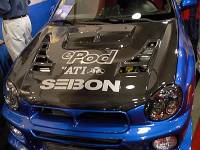 Seibon Carbon - Seibon CW-style carbon fiber hood for 2002-2003 Subaru Impreza/WRX - Image 3