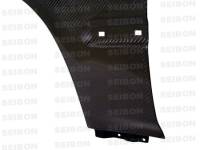 Seibon Carbon - Seibon OEM-style carbon fiber fenders for 1996-1998 Honda Civic (pair) - Image 7