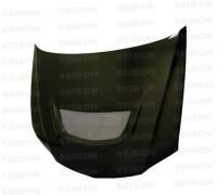 Seibon OEM-style carbon fiber hood for 2003-2007 Mitsubishi Lancer EVO