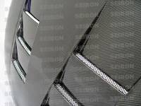 Seibon Carbon - Seibon TS-style carbon fiber hood for 1993-1998 Toyota Supra - Image 3