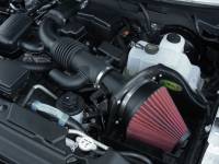 Airaid 08-10 Ford F-250/350 5.4L V8/6.8L V10 CAD Intake System w/o Tube (Oiled / Red Media) - Image 3