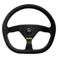 Momo - Momo MOD88 Steering Wheel 320 mm -  Black Suede/Black Spokes - Image 1