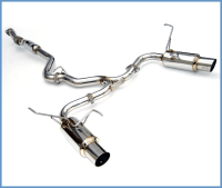 Invidia 08+ Subaru WRX/STI 4dr N1 Twin Outlet Single Layer Tip SS Cat-Back Exhaust