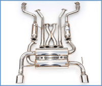 Invidia 09+ 370Z Gemini Rolled Stainless Steel Tip Cat-back Exhaust