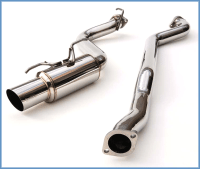 Invidia 08+ WRX Hatch / 08 STi 76mm RACING Titanium Tip Cat-back Exhaust