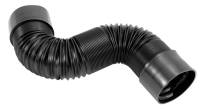 Spectre Air Duct Hose Kit 4in. OD (41in. Ducting / 2 Threaded PVC Couplers) - Black - Image 1