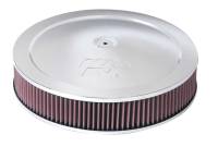 K&N - K&N 14in Red Custom Air Cleaner Assembly - 5.125in ID x 14in OD x 2.75in H x 1.25in Drop Base - Image 1