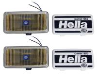 HELLA - HELLA 550 Series 55W 12V H3 Fog Lamp Kit - Amber - Image 1